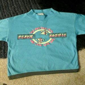 🔴 5/$15 OP Teal Blue T-Shirt NWT